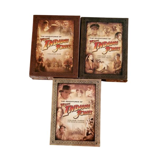 The Adventures of Young Indiana Jones The Complete Series Vol 1-3 DVD - Picture 1 of 11